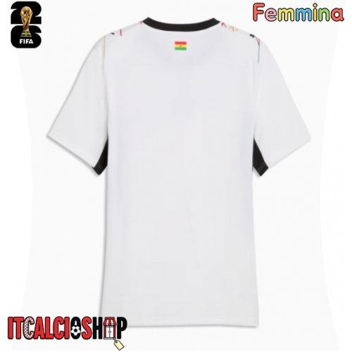 Ghana Prima Maglia Femmina Mondiali 2026 Manica Corta
